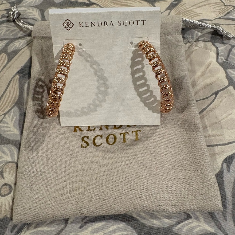 Kendra Scott Gold Hoop Earrings